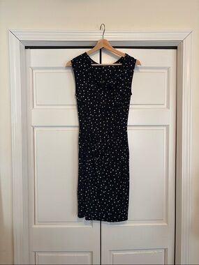 Sleeveless Black Polka Dot Midi Dress - Timeless Women's Style